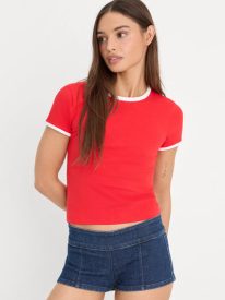 THE RINGER BABY TEE | FLAMING HOT