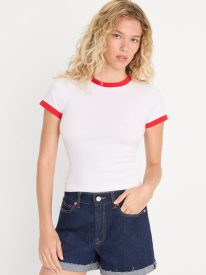 THE RINGER BABY TEE | WHITE