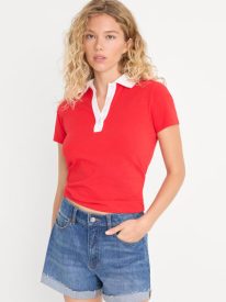 THE EASY POLO | POP RED