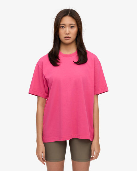 Oversized Organic T-Shirt - Bubblegum Pink