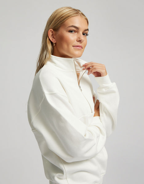 Organic Quarter Zip - Burned Yellow