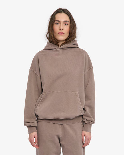 Organic Oversized Hood - Faded Khaki