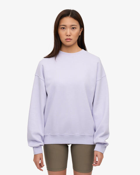 Organic Oversized Crew - Soft Lavender