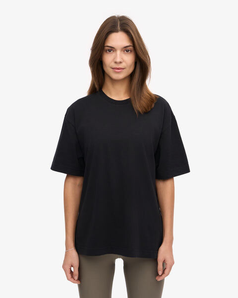Oversized Organic T-Shirt - Deep Black