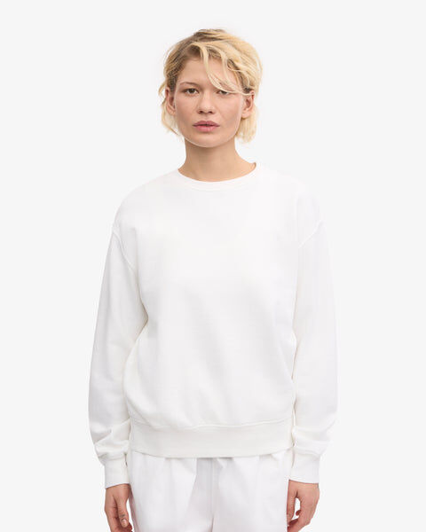 Women Classic Organic Crew - Optical White