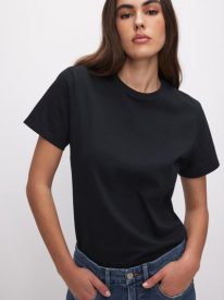 COTTON CLASSIC TEE | BLACK001