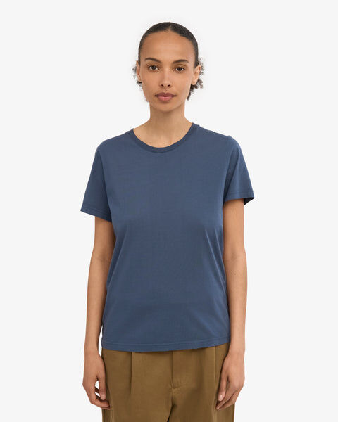 Women Light Organic Tee - Petrol Blue