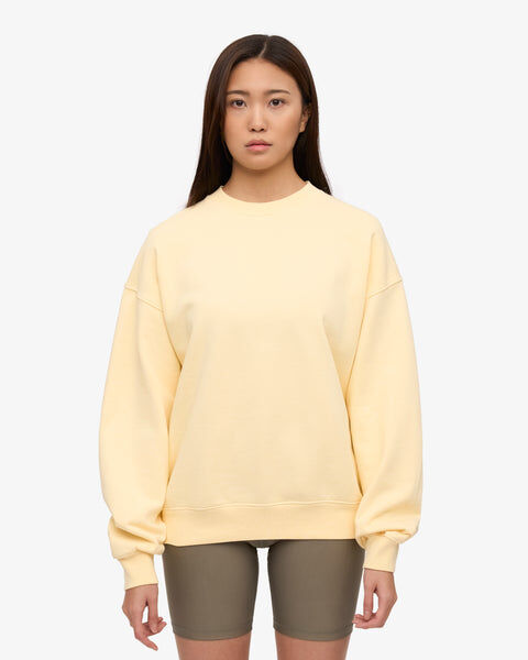 Organic Oversized Crew - Soft Yellow