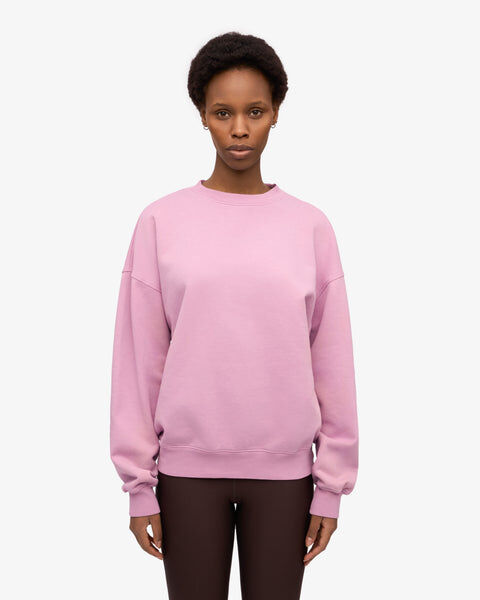 Organic Oversized Crew - Cherry Blossom